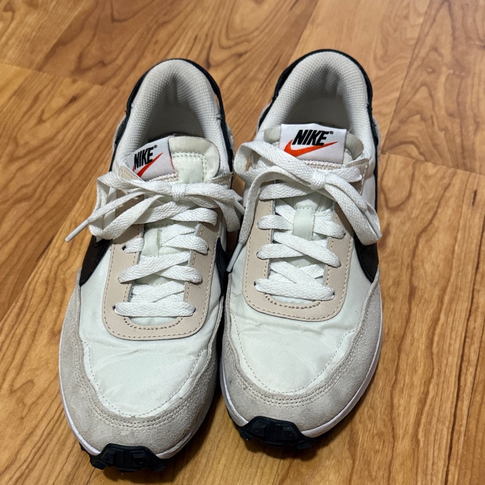 Nike Cream and Black Sneakers